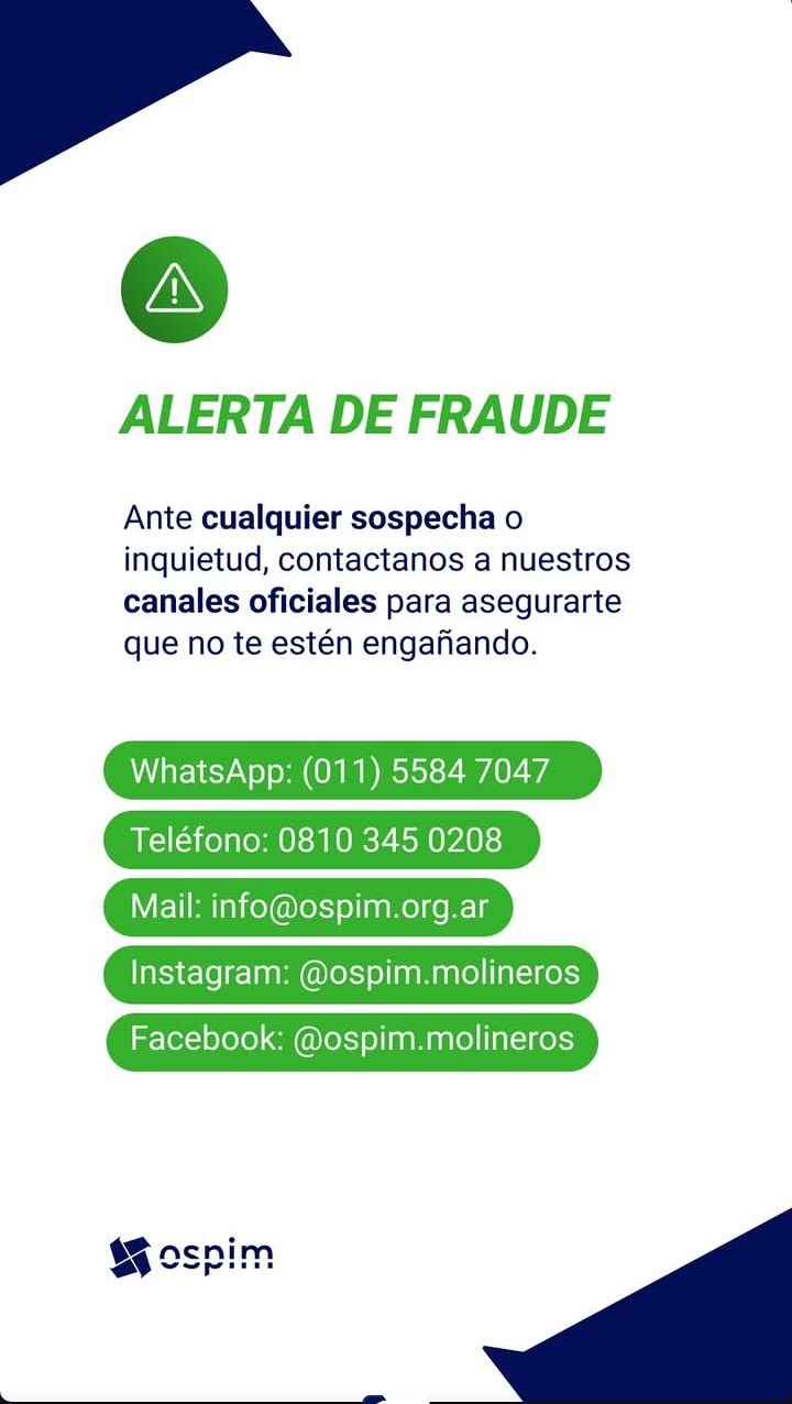 Prevención de fraude OSPIM